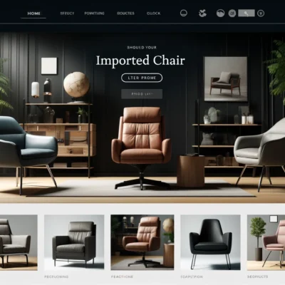 Thiết Kế Website Ghế Nhập Khẩu - Một Hành Trình Kể Câu Chuyện Thương Hiệu