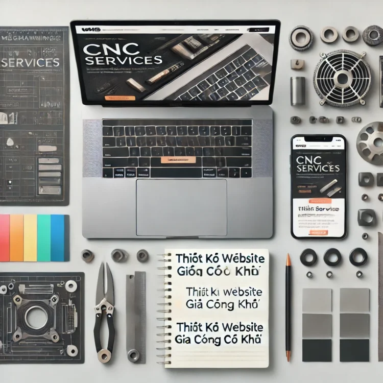 Thiết Kế Website Gia Công Cơ Khí – Nâng Tầm Thương Hiệu Xưởng Sản Xuất Trong Kỷ Nguyên Số