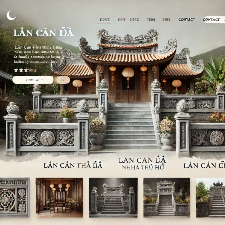 Thiết Kế Website Lan Can Đá – Kết Nối Giá Trị Truyền Thống Với Thị Trường Hiện Đại