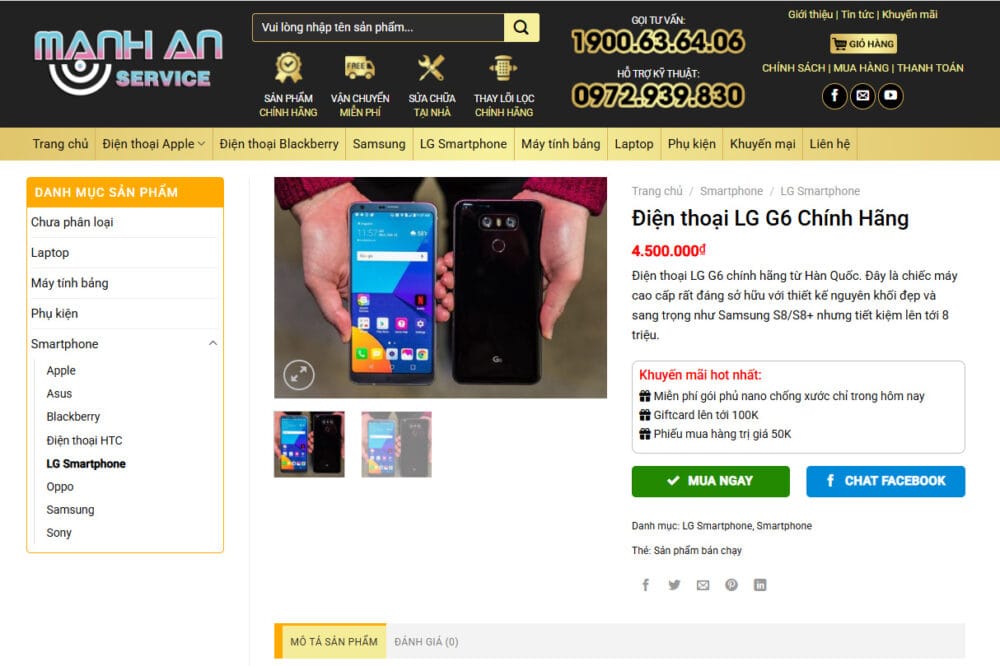 Thiết Kế Website LG Smartphone – Tăng Hiệu Quả Marketing Với Web Chuyên Nghiệp