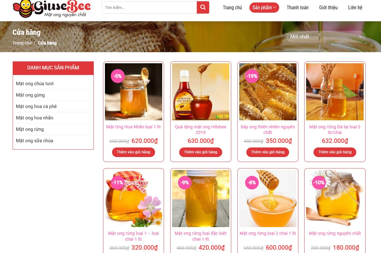 Thiết kế website Mật ong rừng: Tạo dựng giá trị bền vững cho sản phẩm thiên nhiên