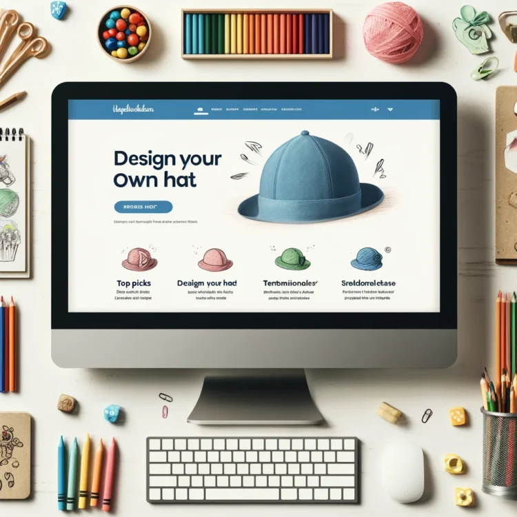 Thiết kế website mũ mầm non – Giải pháp cho phụ kiện giáo dục