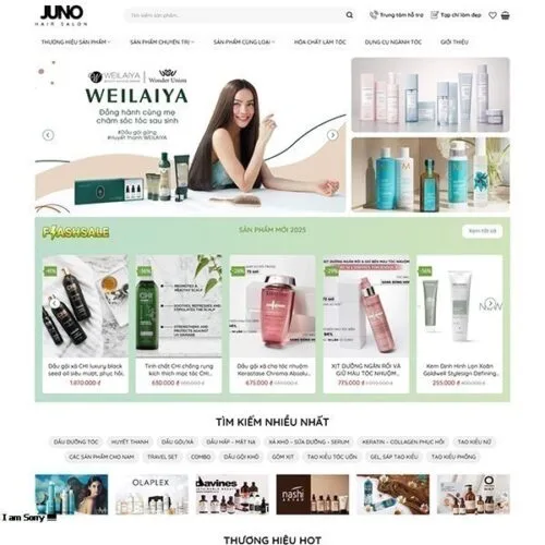 Thiết Kế Website Mỹ Phẩm MA-900