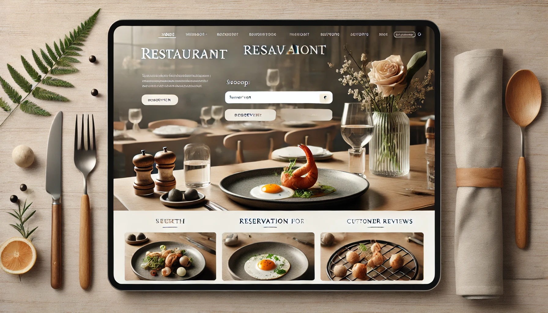 Thiết kế website nhà hàng - Tạo ấn tượng đầu tiên cho khách hàng