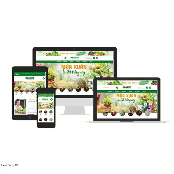Thiết Kế Website Phân Bón Hữu Cơ MA-679