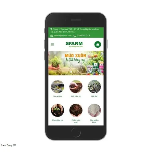 Thiết Kế Website Phân Bón Hữu Cơ MA-679