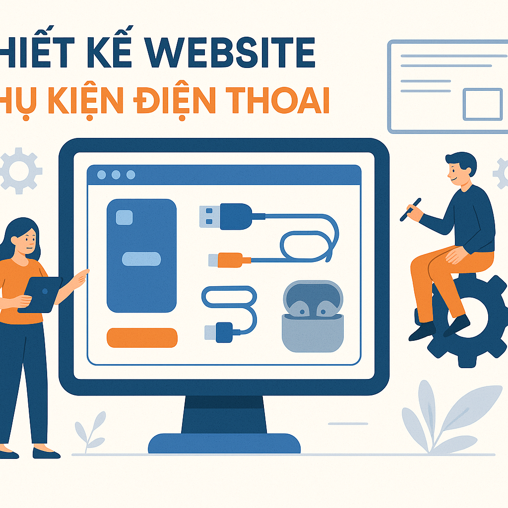 Thiết kế website phụ kiện điện thoại – Nâng tầm kinh doanh online