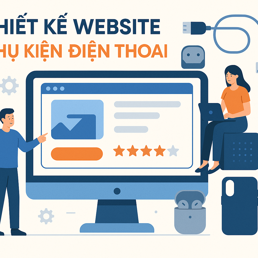 Thiết kế website phụ kiện điện thoại – Nâng tầm kinh doanh online
