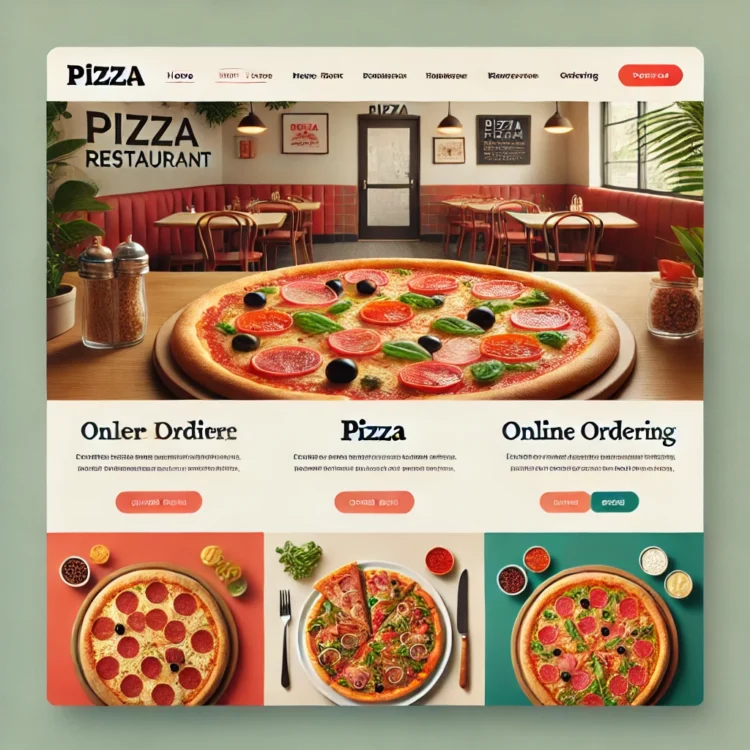 Thiết kế website pizza - Tạo ấn tượng và thu hút khách hàng