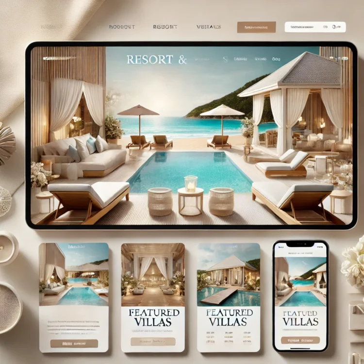 Thiết Kế Website Resort & Villas – Tạo Nên Trải Nghiệm Đặt Phòng Đẳng Cấp Ngay Từ Ánh Nhìn Đầu Tiên