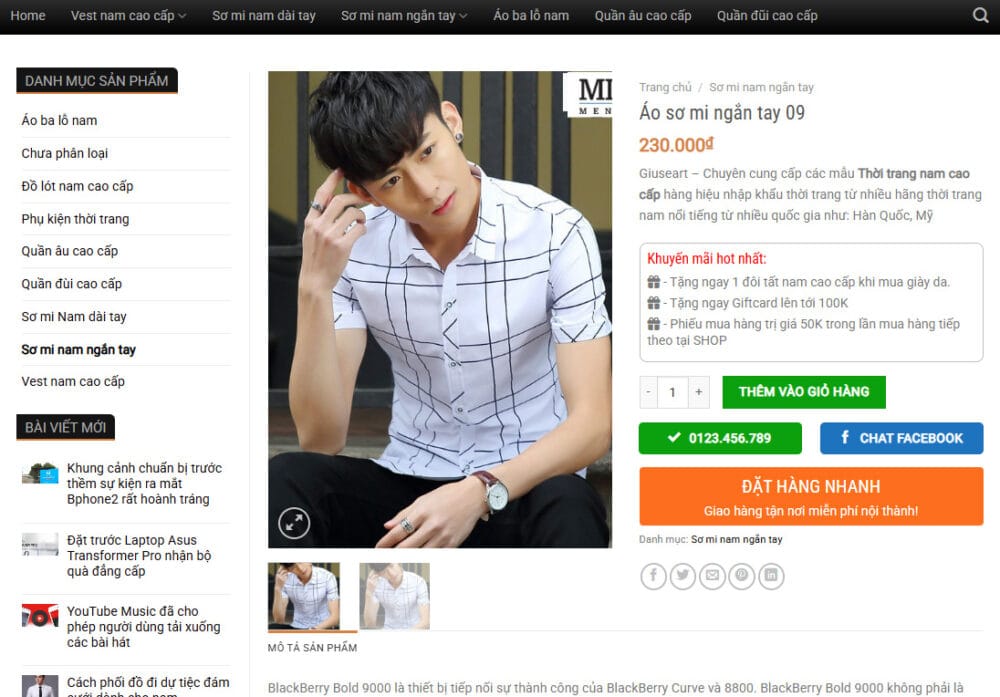 Thiết Kế Website Sơ Mi Nam Ngắn Tay - Hướng Dẫn Tạo Nên Một Website Tối Ưu Cho Thương Hiệu Thời Trang
