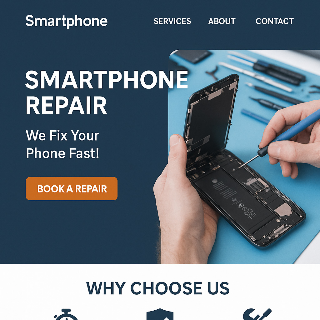 Thiết kế website sửa chữa điện thoại – Bí quyết nâng tầm thương hiệu