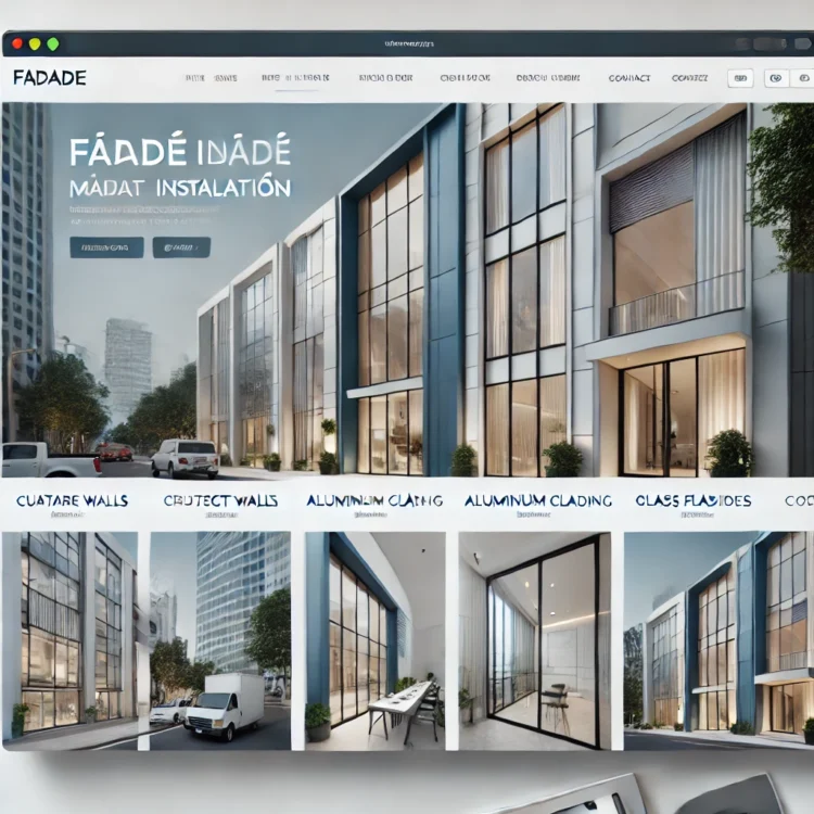 Thiết kế website Thi công mặt dựng - Khẳng định năng lực