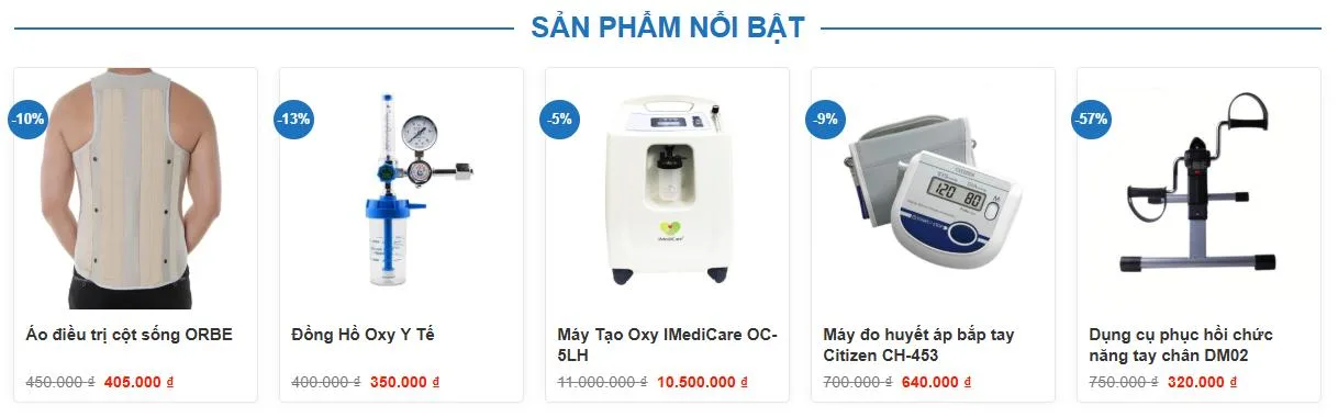 Thiết Kế Website Thiết Bị Y Tế MA-689