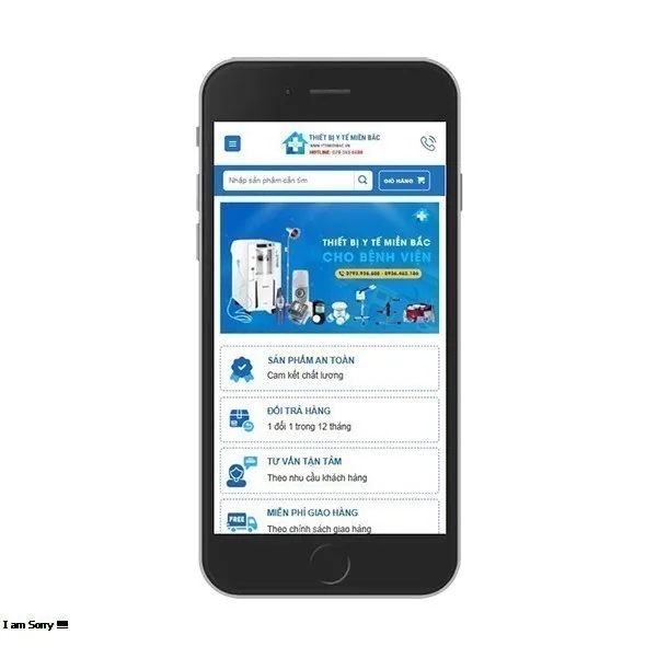 Thiết Kế Website Thiết Bị Y Tế MA-689