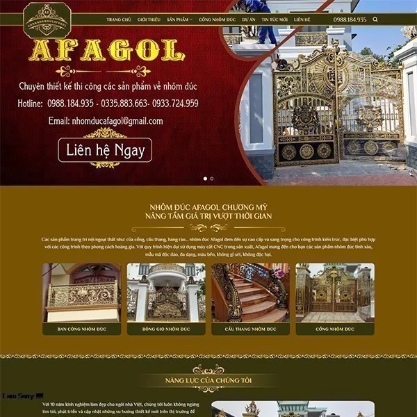 Thiết Kế Website Thiết Kế Thi Công Sản Phẩm Nhôm Đúc MA-688