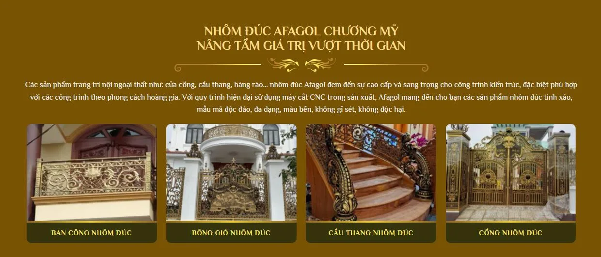 Thiết Kế Website Thiết Kế Thi Công Sản Phẩm Nhôm Đúc MA-688