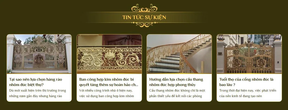 Thiết Kế Website Thiết Kế Thi Công Sản Phẩm Nhôm Đúc MA-688