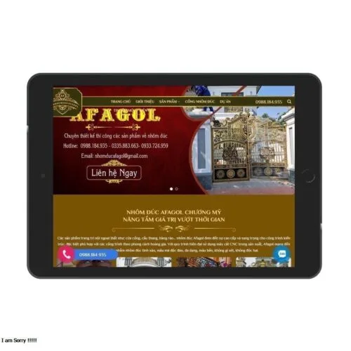 Thiết Kế Website Thiết Kế Thi Công Sản Phẩm Nhôm Đúc MA-688