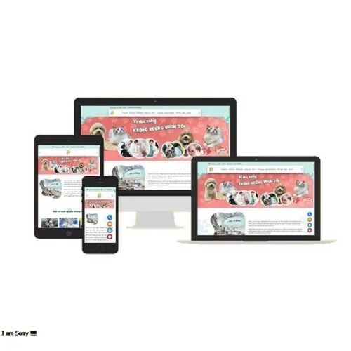 Thiết Kế Website Thú Cưng MA-684