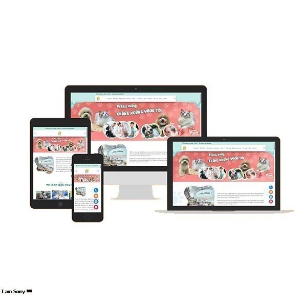 Thiết Kế Website Thú Cưng MA-684