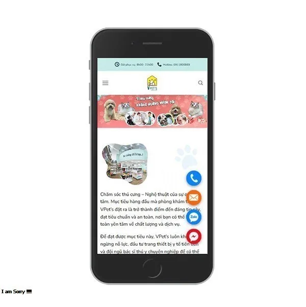 Thiết Kế Website Thú Cưng MA-684