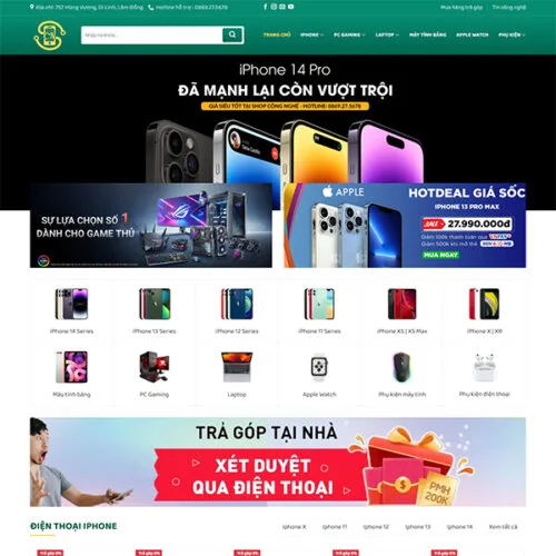 Thiết Kế Website Thương Mại Điện Tử MA-678 Thiết Kế Website Thương Mại Điện Tử MA-678