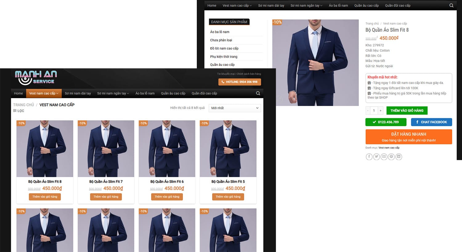 Thiết Kế Website Vest Nam Cao Cấp: Mang Đến Sự Lịch Lãm Và Sang Trọng