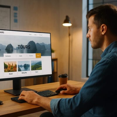 Thiết kế website tour du lịch trong nước – Tăng trưởng kinh doanh