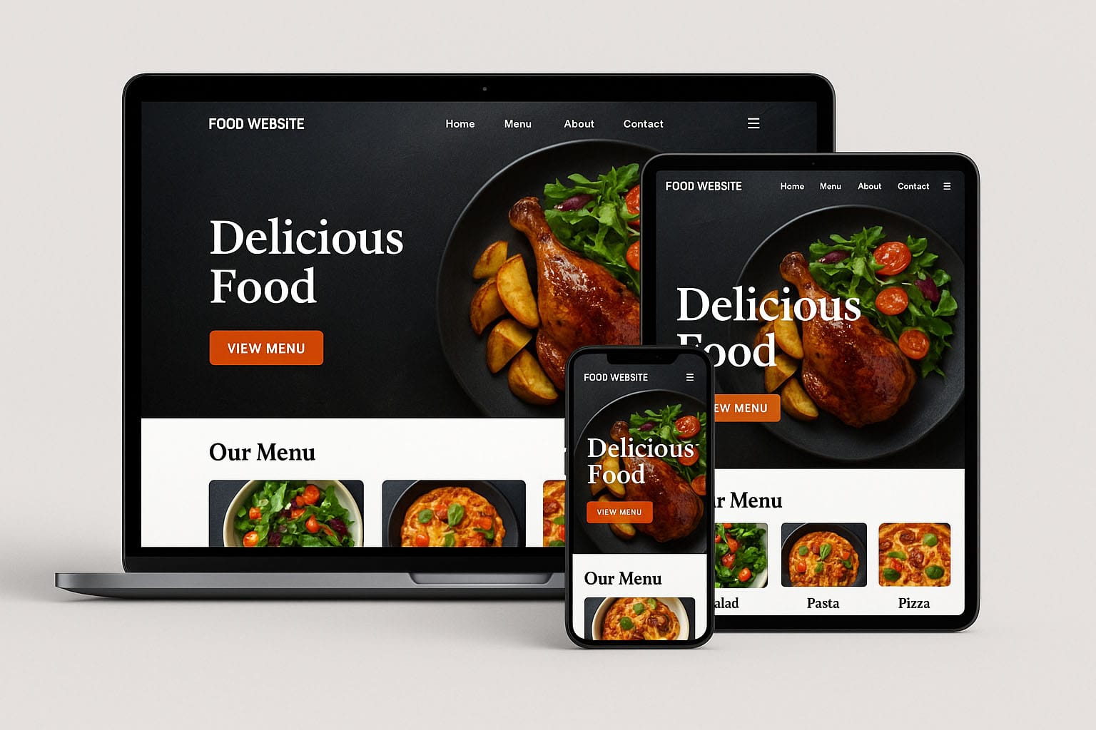 Thiết Kế Website Ẩm Thực Đẹp, Chuẩn SEO – Thu Hút Thực Khách Online