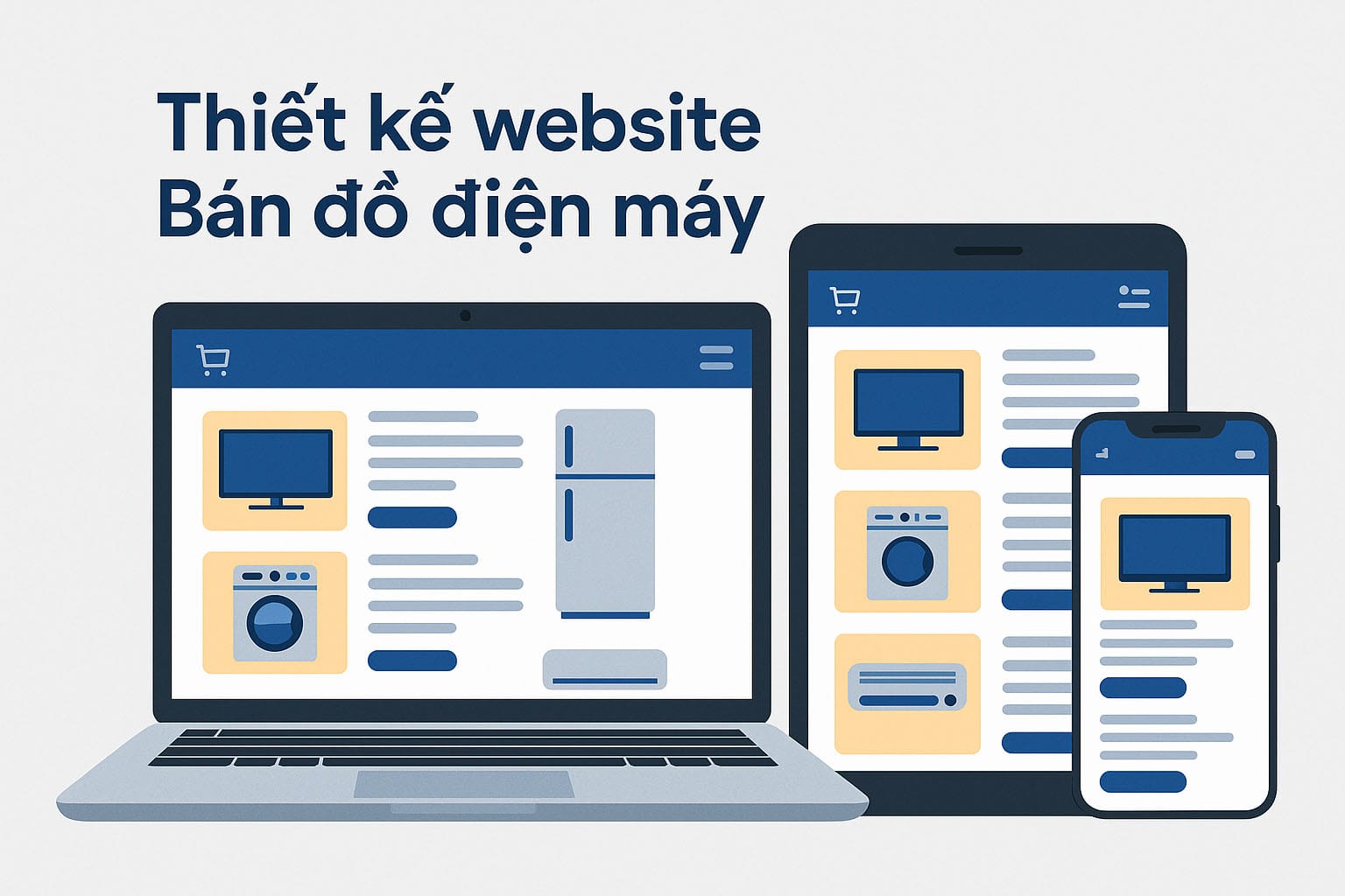 Thiết Kế Website Bán Đồ Điện Máy Chuẩn SEO – Giao Diện Đẹp, Tối Ưu Chuyển Đổi