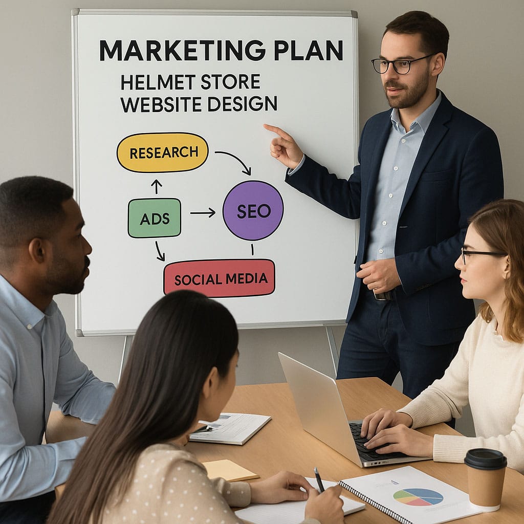 Thiết Kế Website Bán Đồ Mũ Bảo Hiểm Chuẩn SEO – Giao Diện Đẹp