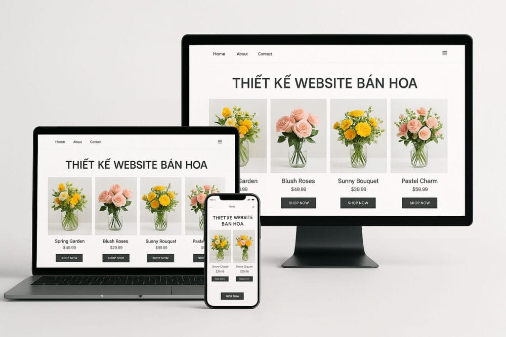 Thiết Kế Website Bán Hoa Chuẩn SEO – Tăng Doanh Số Online Hiệu Quả