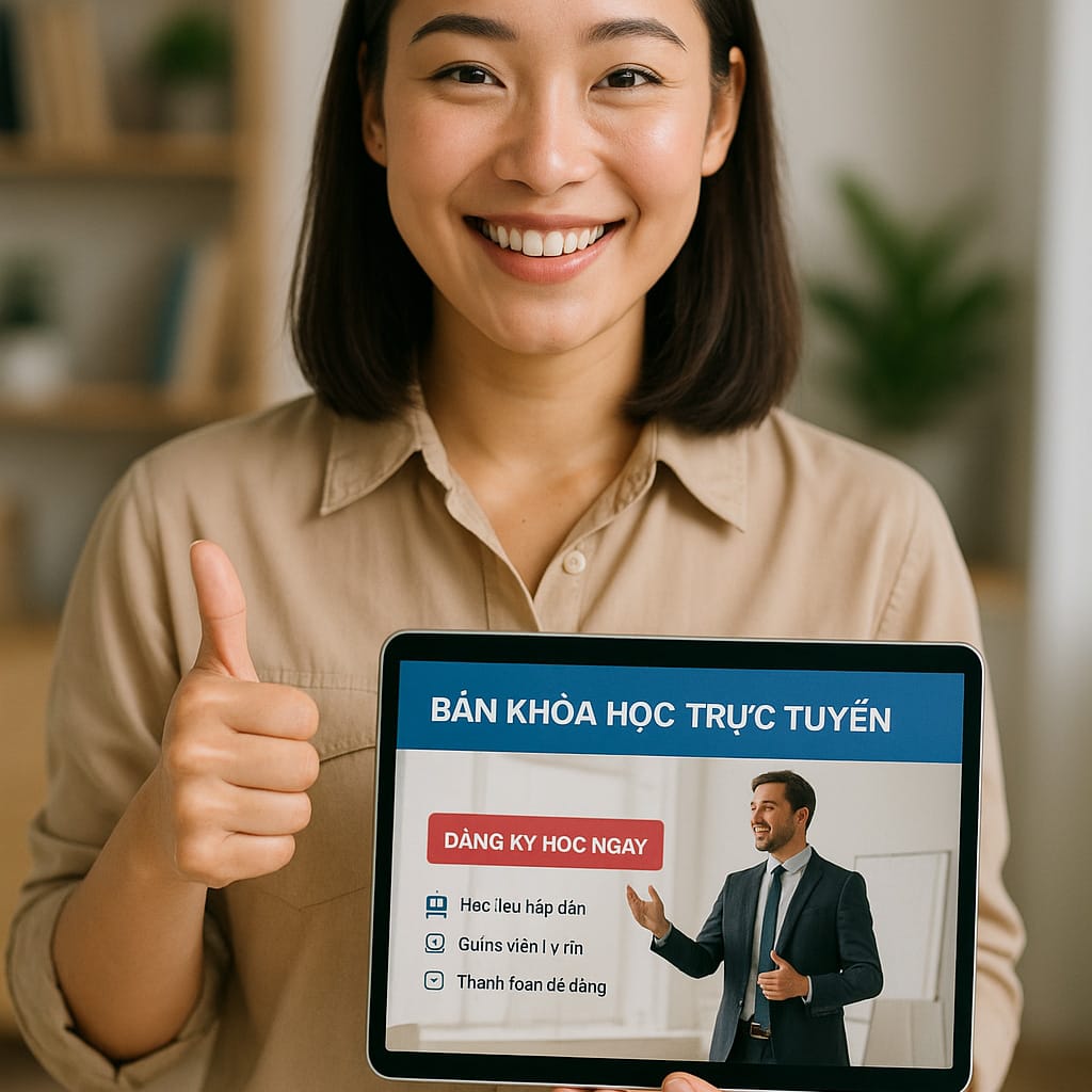 Thiết Kế Website Bán Khóa Học Trực Tuyến Chuẩn SEO