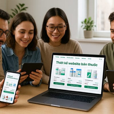 Thiết kế website bán thuốc – Bước đi chiến lược trong thời đại số