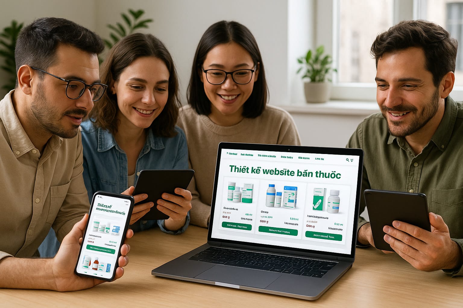 Thiết kế website bán thuốc – Bước đi chiến lược trong thời đại số