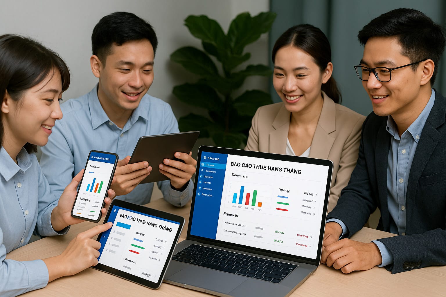 Thiết kế website báo cáo thuế hàng tháng – Nâng tầm thương hiệu