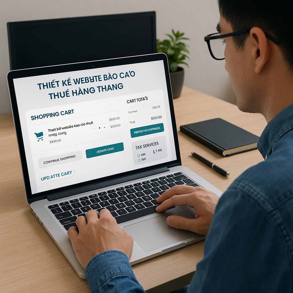 Thiết kế website báo cáo thuế hàng tháng – Nâng tầm thương hiệu
