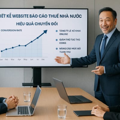 Thiết kế website báo cáo thuế nhà nước – Tối ưu quy trình doanh nghiệp