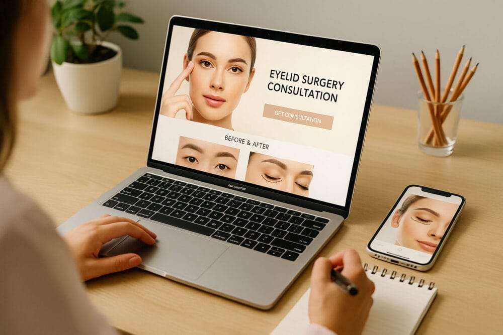 Thiết kế Website Cắt Mí Mắt Chuẩn SEO – Tăng Tỷ Lệ Đặt Lịch