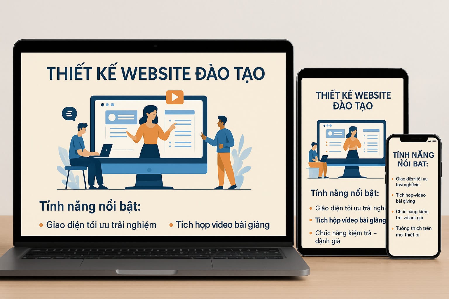 Thiết kế website đào tạo – Nâng tầm chất lượng giảng dạy