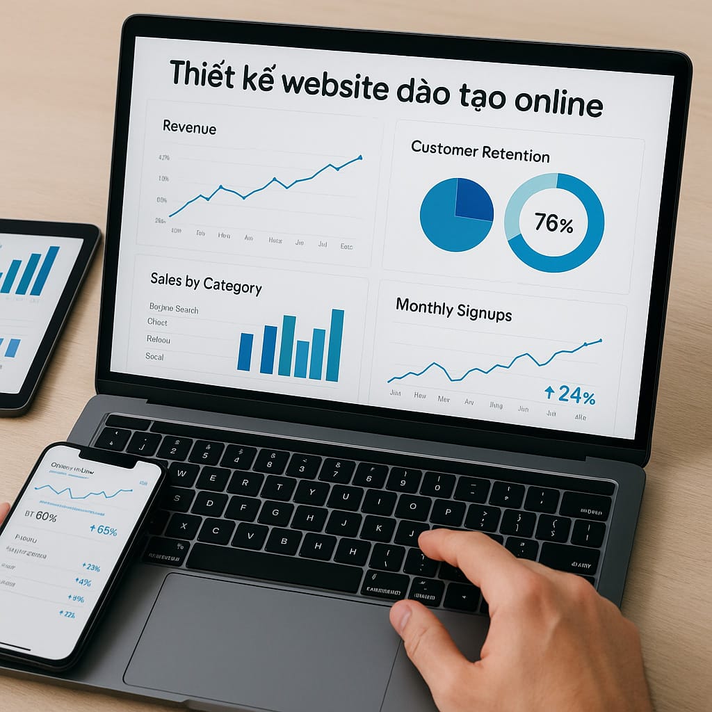 Thiết Kế Website Đào Tạo Online – Giải Pháp Giáo Dục 4.0