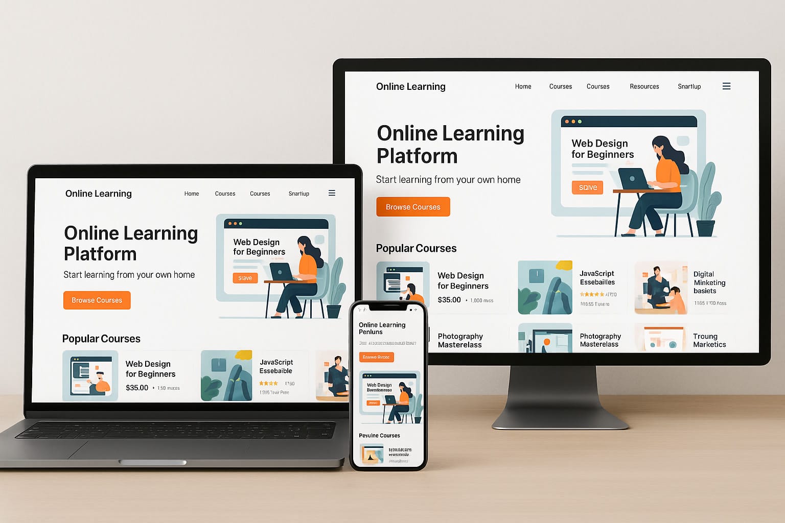 Thiết Kế Website Đào Tạo Online – Giải Pháp Giáo Dục 4.0