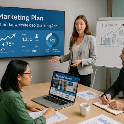 Thiết Kế Website Đào Tạo Tiếng Anh | Chuẩn SEO - Giao Diện Hiện Đại