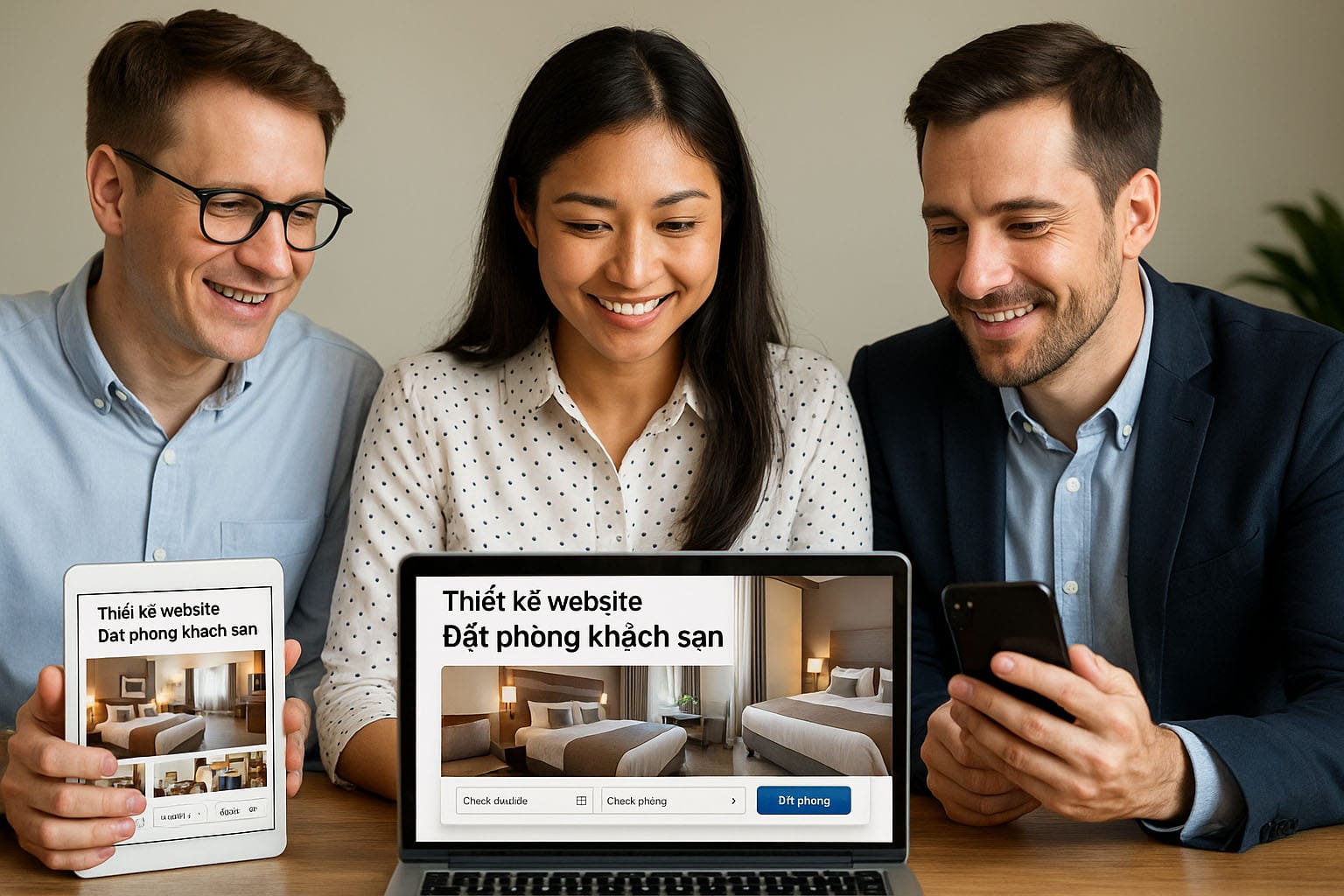 Thiết Kế Website Đặt Phòng Khách Sạn Chuyên Nghiệp, Chuẩn SEO