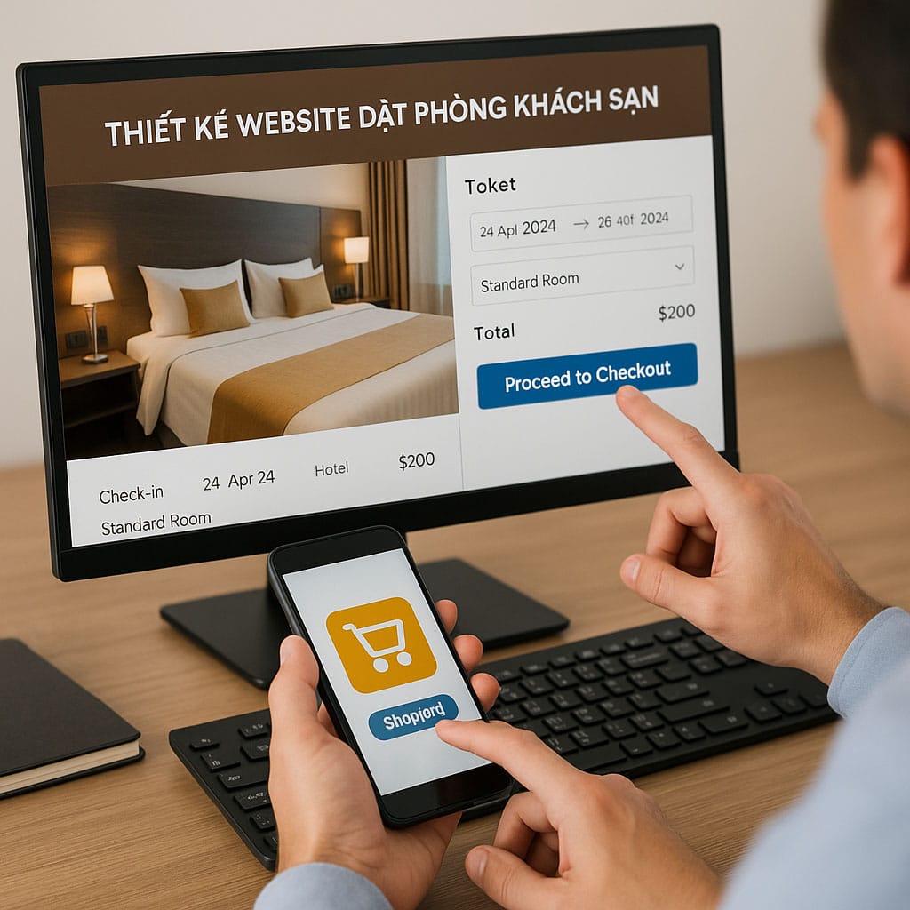 Thiết Kế Website Đặt Phòng Khách Sạn Chuyên Nghiệp, Chuẩn SEO