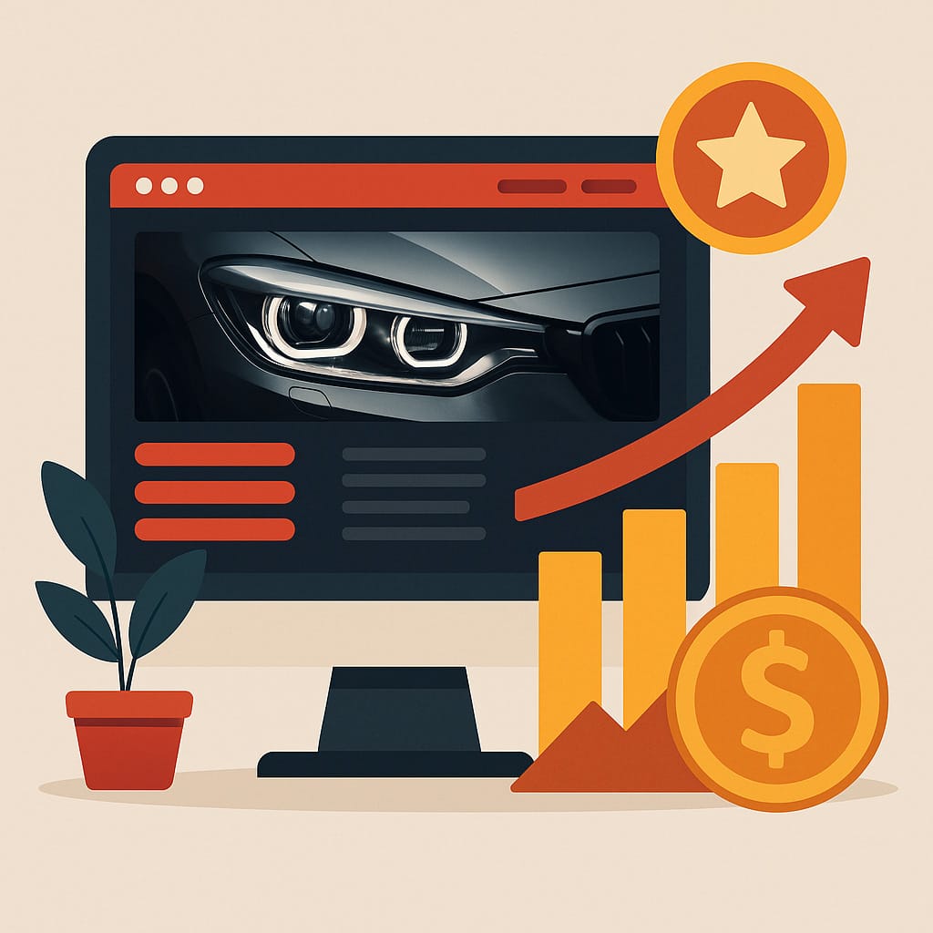 Thiết kế website đèn ô tô – Giải pháp nâng tầm thương hiệu