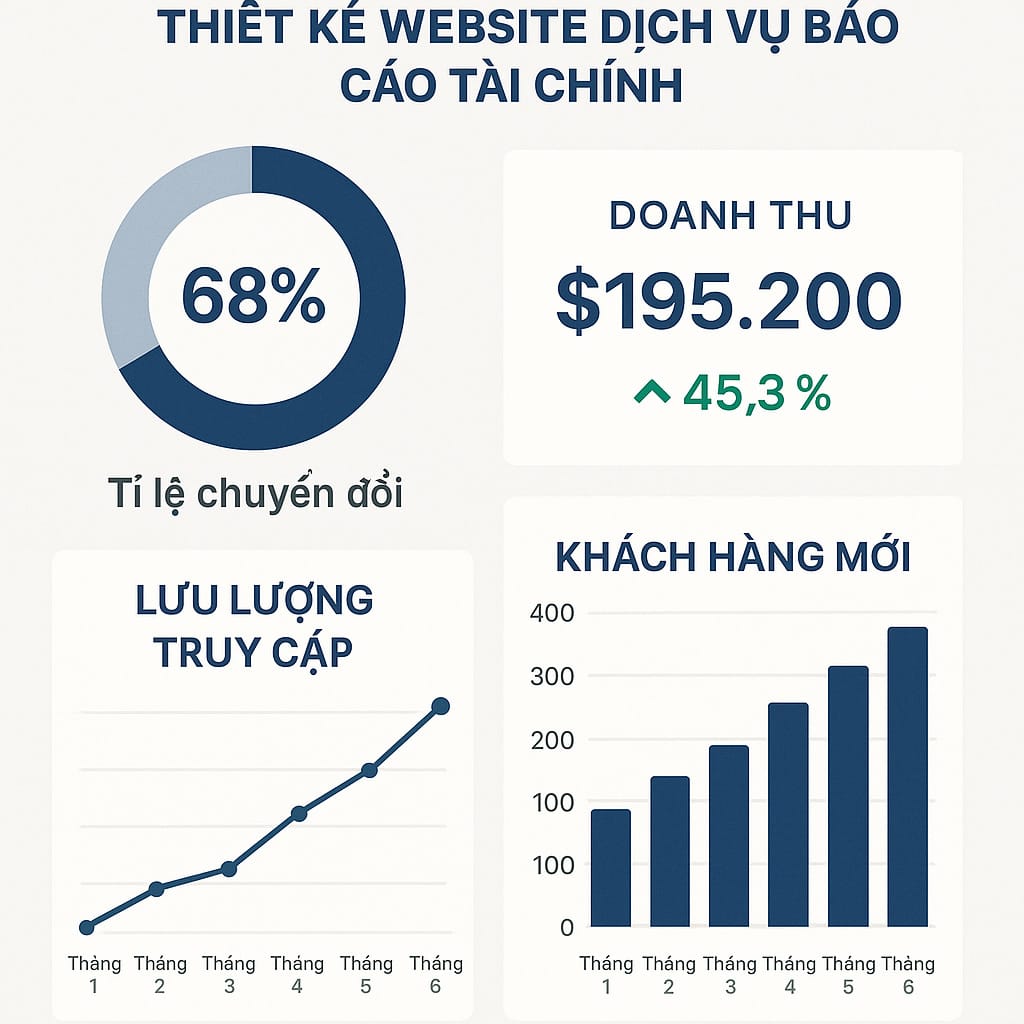 Thiết kế website dịch vụ báo cáo tài chính – Vững vàng tài chính
