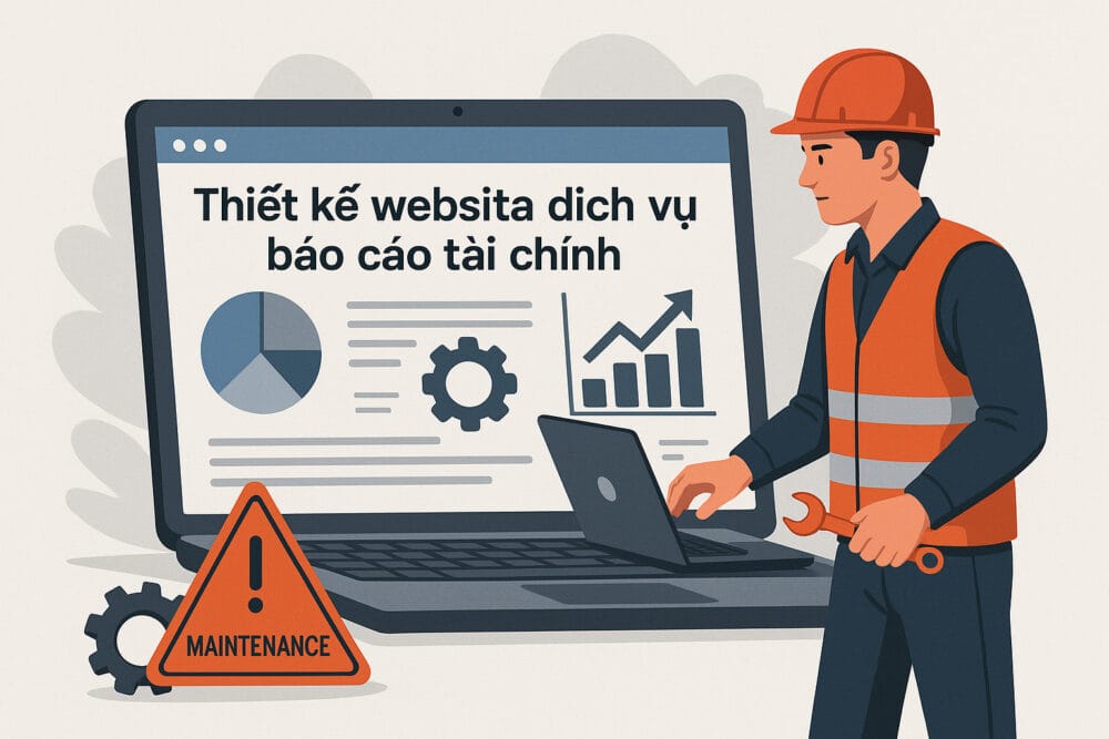 Thiết kế website dịch vụ báo cáo tài chính – Vững vàng tài chính