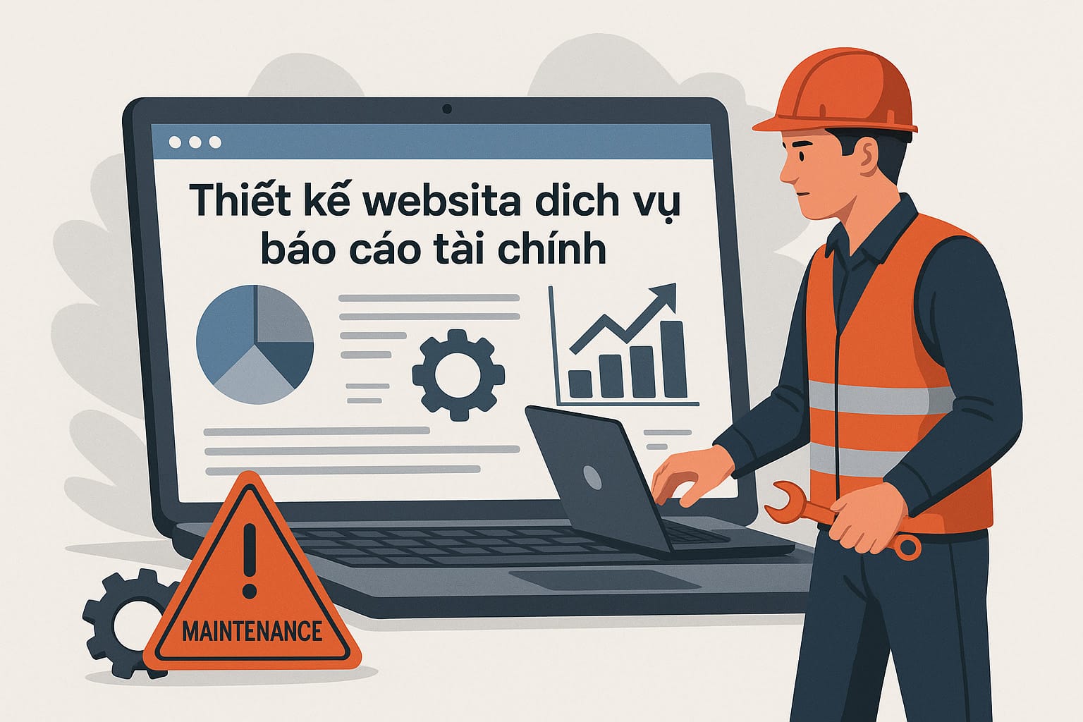Thiết kế website dịch vụ báo cáo tài chính – Vững vàng tài chính